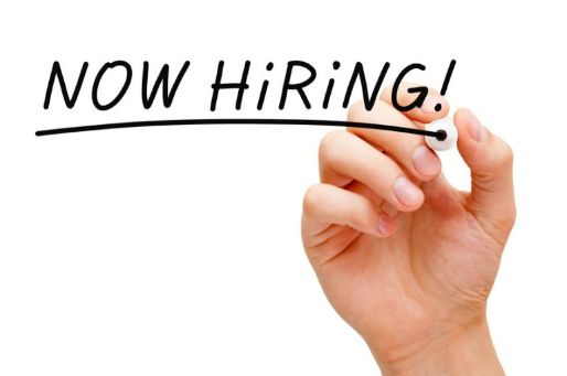 Hand writing Now Hiring